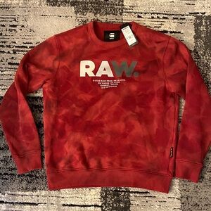 New Men’s G-Star Raw Ashor Crew Sweatshirt Large